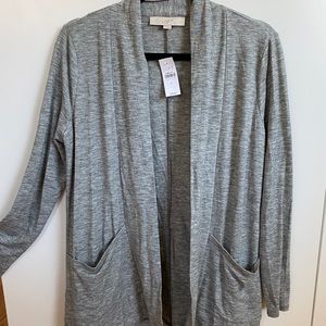 Loft grey cardigan